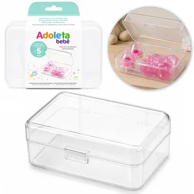 ESTERILIZADOR DE MAMADEIRA PARA MICROONDAS ADOLETA BEBE 1,5L 21X15X9,5CM