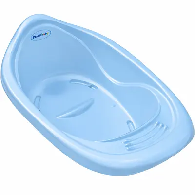 BANHEIRA DE PLASTICO AZUL 22L 67,5X43,5X25,5CM