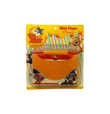 TECLADO / PIANO MUSICAL INFANTIL MINI MUSICAL TOM E JERRY NA CARTELA