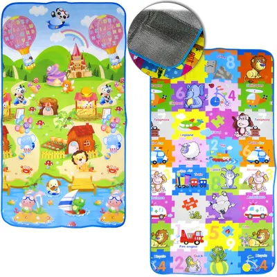 TAPETE TATAME DE EVA INFANTIL PROTECAO TERMICA 180X100CM 3MM