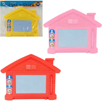 LOUSA MAGICA CASINHA COM CANETA 31X24CM
