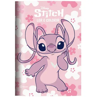 LIVRO LER E COLORIR STITCH 8 PAGINAS 27X20CM