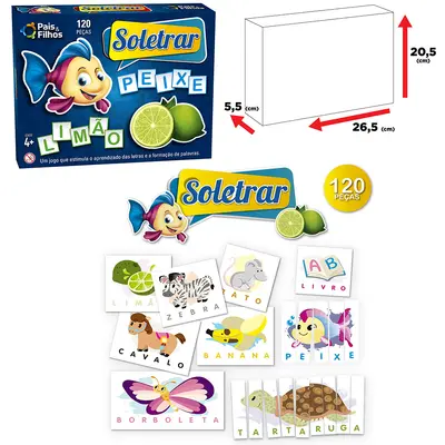 JOGO SOLETRAR COM 120 PECAS