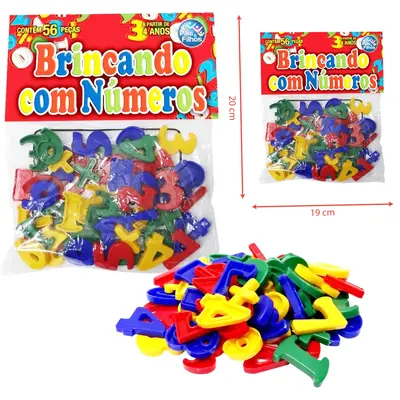 JOGO BRINCANDO COM NUMEROS 56 PECAS NA SOLAPA