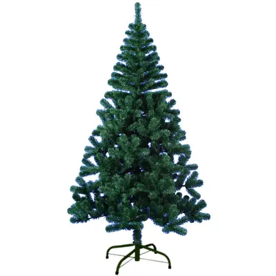 ARVORE DE NATAL 1,80M VERDE COM 540 GALHOS E PE DE METAL