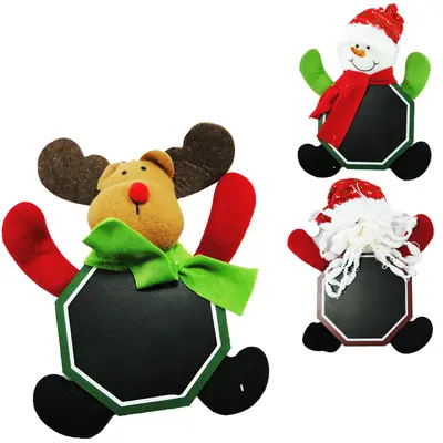 ENFEITE / PORTA RECADO PAPAI NOEL / BONECO DE NEVE / RENA DE NATAL 23CM