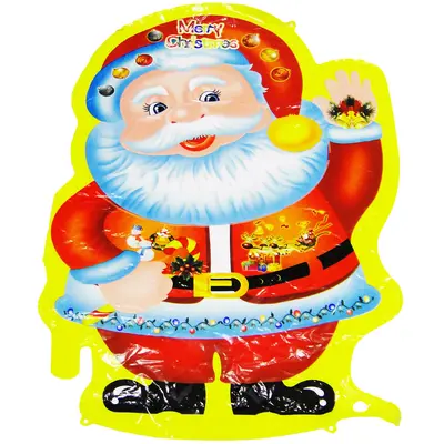 BALAO / BEXIGA PAPAI NOEL DE NATAL 73X46CM
