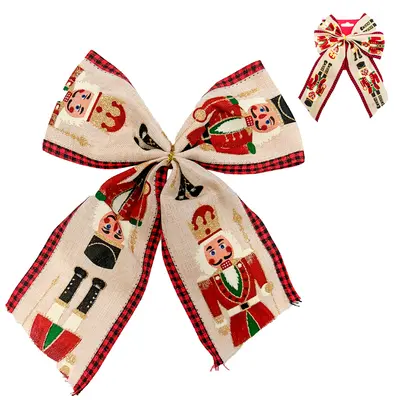 LACO QUEBRA NOZES DE NATAL COM GLITTER 25X15CM