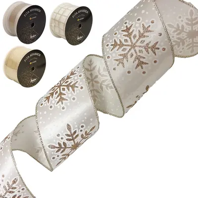 FITA ARAMADO COM GLITTER PREMIUM DE NATAL 6,3X914CM DP PLAY