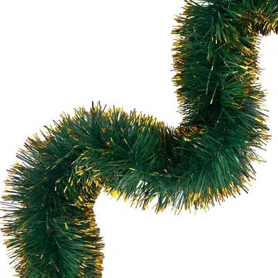 FESTAO VERDE COM DOURADO 6 FITAS FINA 11,5X200CM