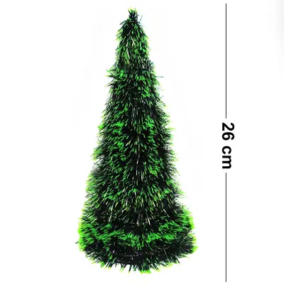 ENFEITE ARVORE DE NATAL VERDE FESTAO 26X11CM DE Ø