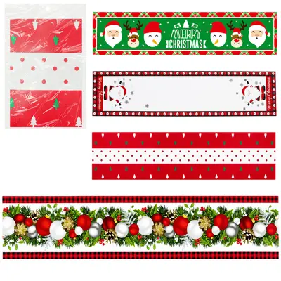CAMINHO DE MESA RETANGULAR DE NATAL 150X33CM