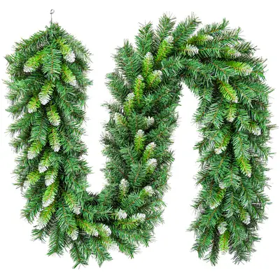 FESTAO VERDE ARAMADO ARTICULADO 180 GALHOS PREMIUM 2,20M