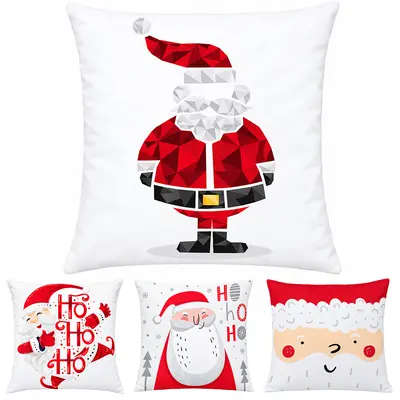 CAPA DE POLIESTER PARA ALMOFADA HO HO HO GAIA DECOR 45X45CM