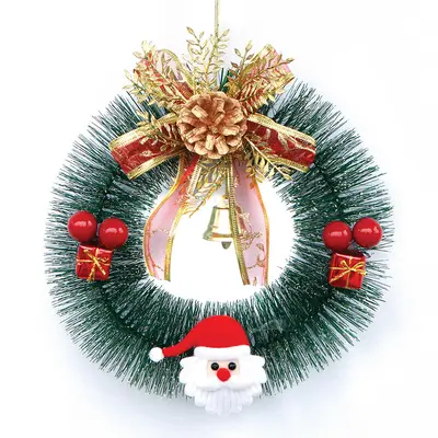 GUIRLANDA COM SINO + PINHA DE NATAL 20CM DE Ø