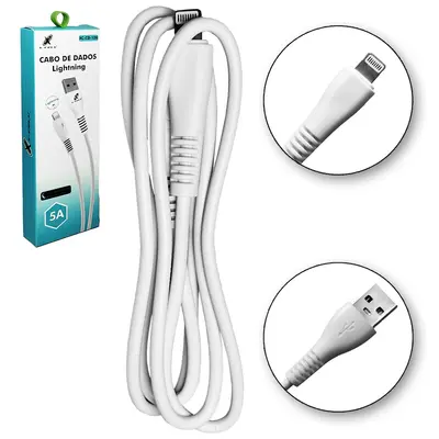 CABO PARA CELULAR LIGHTNING USB 5A X-CELL 1M