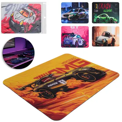 MOUSE PAD EMBORRACHADO ANTIDERRAPANTE CARROS 26X21CM