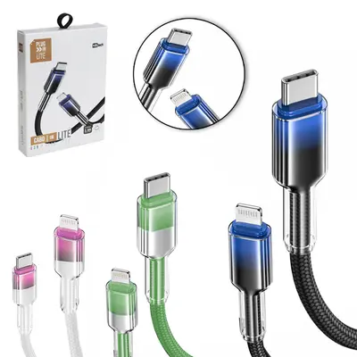 CABO PARA CELULAR LIGHTNING TIPO-C 1M