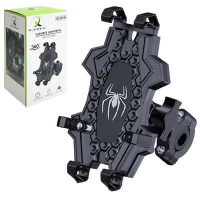 SUPORTE UNIVERSAL DE CELULAR PARA BIKE E MOTO 360º + CHAVE ALLEN E PHILIPS X-CELL