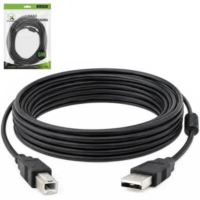 CABO PARA IMPRESSORA USB 2.0 X-CELL 5M