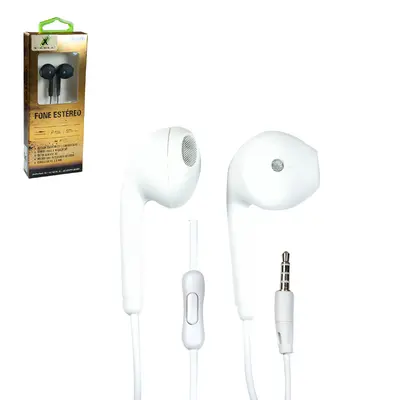 FONE DE OUVIDO IN EAR ESTEREO P3 COM MICROFONE EXTRA BASS COLORS X-CELL 1,15M