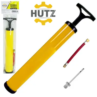 BOMBA DE AR MANUAL PARA INFLAVEIS BOLA HUTZ 29CM