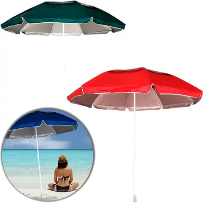 GUARDA SOL DE POLIESTER IMPERMEAVEL CABO METAL 143X260CM DE Ø