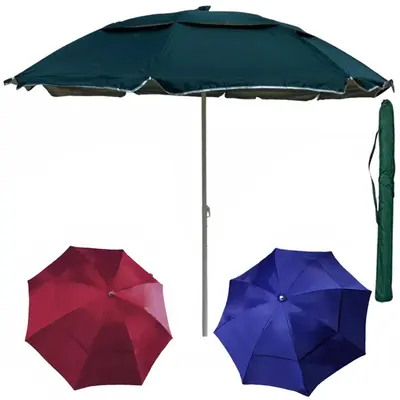 GUARDA SOL DE POLIESTER IMPERMEAVEL GRANDE CABO METAL 240X206CM DE Ø