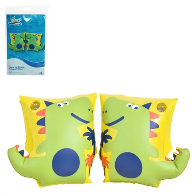 BOIA DE BRACO INFLAVEL DINOSSAURO DINO MAXSOL 23X19CM