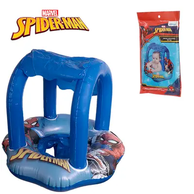 BOIA / BOTE INFLAVEL FRALDA COM COBERTURA HOMEM ARANHA / SPIDER MAN 68X56CM