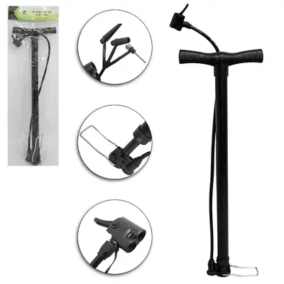 BOMBA DE AR MANUAL PARA INFLAVEIS COM PE E PUNHO DE PLASTICO X-CELL 57CM