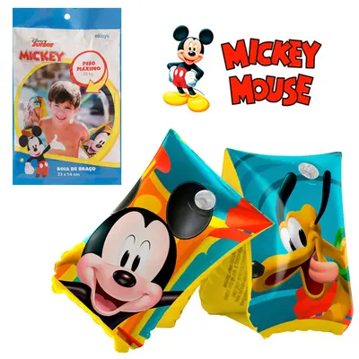 BOIA DE BRACO INFLAVEL MICKEY 23X14CM DISNEY