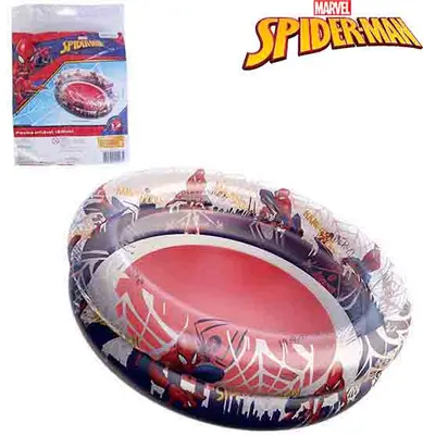 PISCINA INFLAVEL 2 ANEIS 70L HOMEM ARANHA/SPIDER MAN 22X75CM DE Ø DISNEY