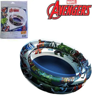 PISCINA INFLAVEL 2 ANEIS 70L VINGADORES/AVENGERS 22X75CM DE Ø DISNEY