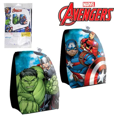 BOIA DE BRACO INFLAVEL VINGADORES/AVENGERS 18X14CM DISNEY