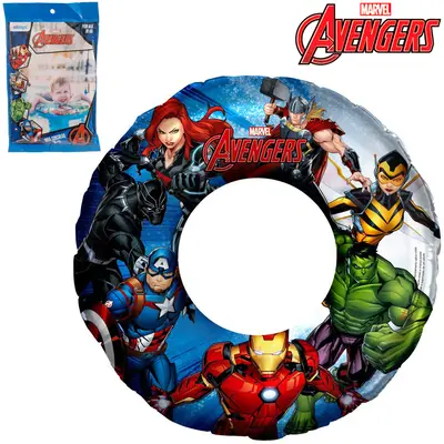 BOIA CIRCULAR INFLAVEL COM FRANJA VINGADORES/AVENGERS 56CM DE Ø DISNEY