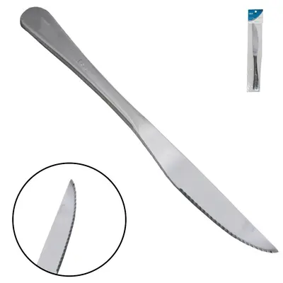 FACA DE MESA DE INOX BRASILIA CASA ONZE 22CM NA SOLAPA
