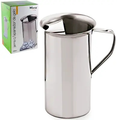 JARRA COM APARADOR DE GELO EM INOX 1800ML