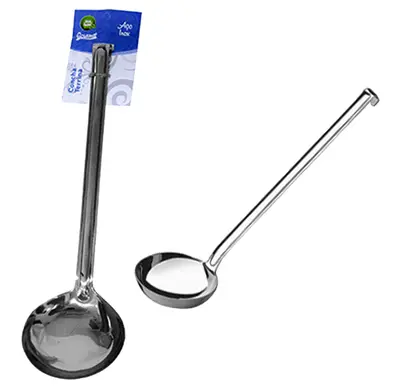 CONCHA DE INOX TERRINA GOURMET COM GANCHO 31CM