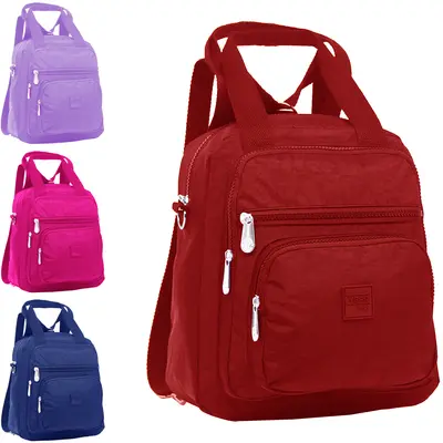 MINI MOCHILA JUVENIL FEMININA KLP LISA YEPP BAGS CRINKLE 11''