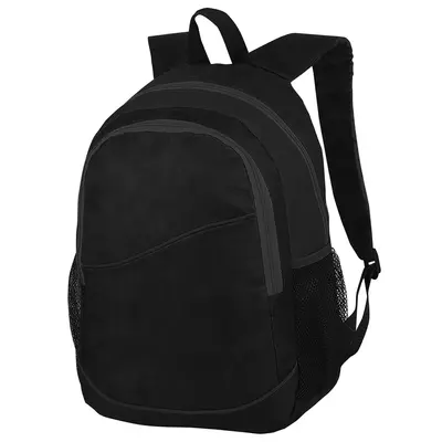 MOCHILA JUVENIL MASCULINA BASIC WINTH ALL BLACK 17''