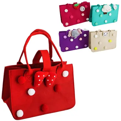 BOLSA EM FELTRO RETANGULAR 30X19,5X17CM