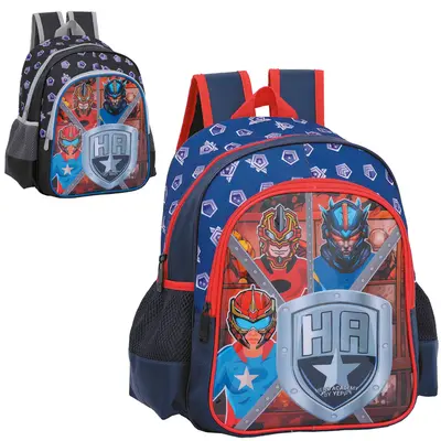 MOCHILA INFANTIL MASCULINA HERO ACADEMY BY YEPP 13''