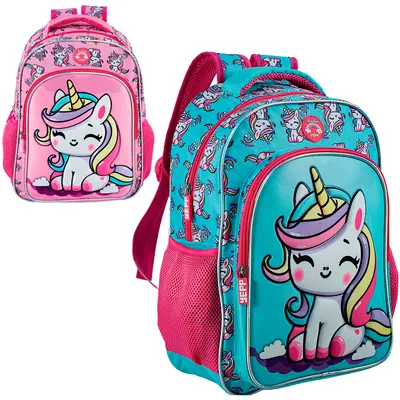 MOCHILA INFANTIL FEMININA UNICORNIO YEPP 16''