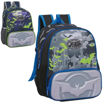 MOCHILA INFANTIL MASCULINA DARKBAT BY YEPP 13''