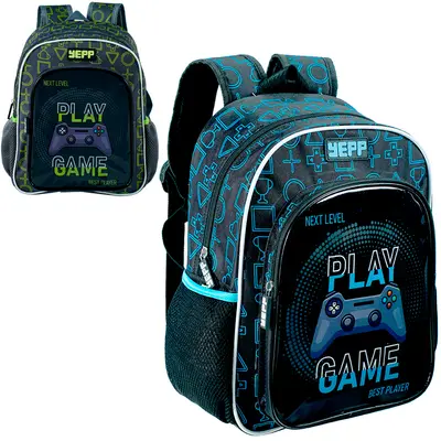 MOCHILA INFANTIL MASCULINA PLAY GAME BEST PLAYER YEPP 13''