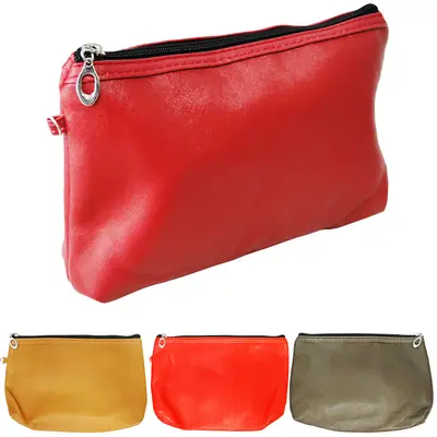 NECESSAIRE RETANGULAR UNISSEX LISA COM ZIPER COLORS 23X15X6CM