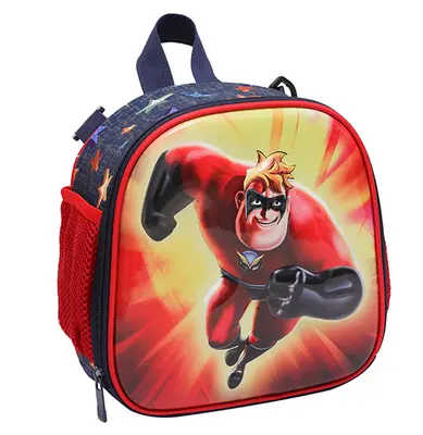 LANCHEIRA INFANTIL MASCULINA 3D INCRIVEL HEROI 10''