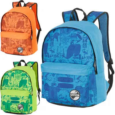 MOCHILA JUVENIL UNISSEX QUIVER COLORS 17''