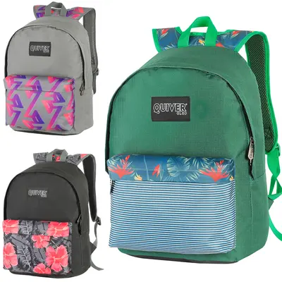 MOCHILA JUVENIL UNISSEX QUIVER CLUB COLORS 17''